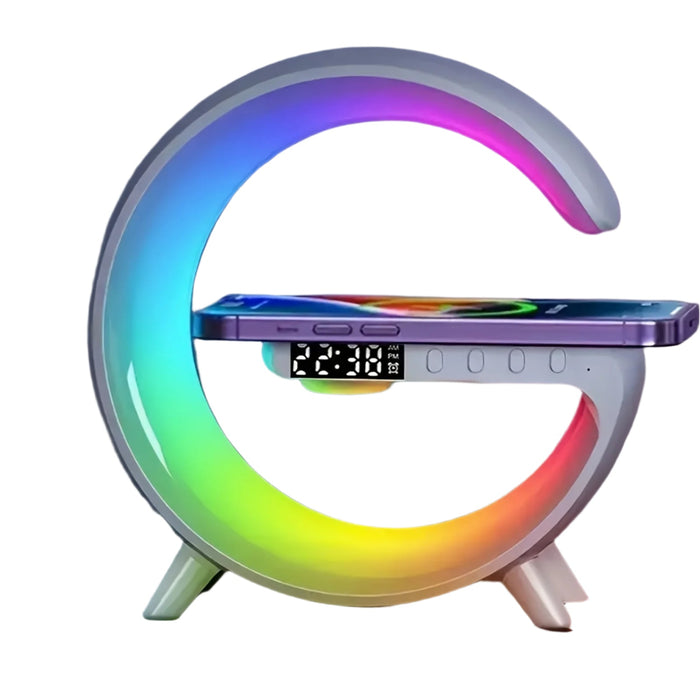 Altavoz inalámbrico con carga rápida e iluminación RGB