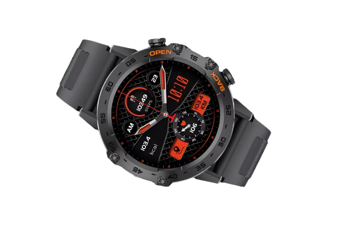 Reloj inteligente Bluetooth para hombre, negro