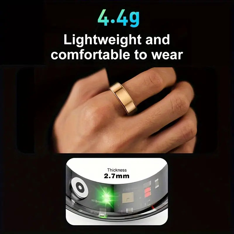 Bague d'activité connectée en acier inoxydable