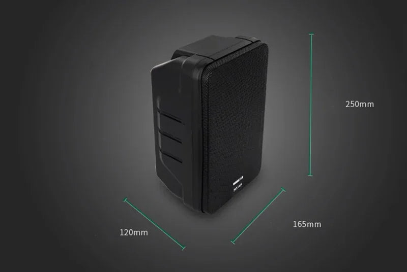 Paire d’enceintes de bibliothèque de 100 W et 5 pouces, noires