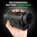 10X Digital Zoom Infrared Monocular with LED Light-1