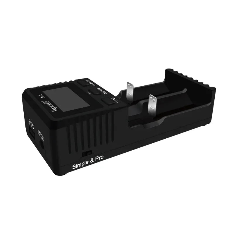 Chargeur intelligent Vapcell SU2 à deux emplacements