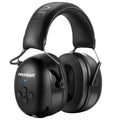 Black electronic Bluetooth hearing protection earmuffs