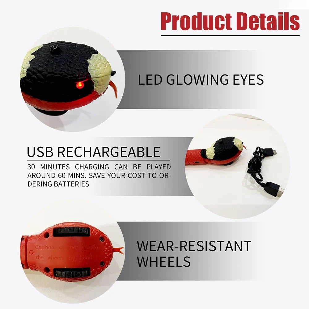 Interactive Rechargeable Smart Snake Toy-4