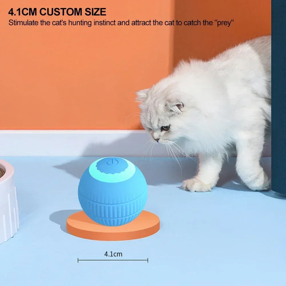 Balle interactive intelligente pour chats