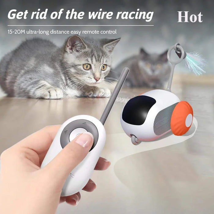 Voiture-jouet interactive intelligente pour chats