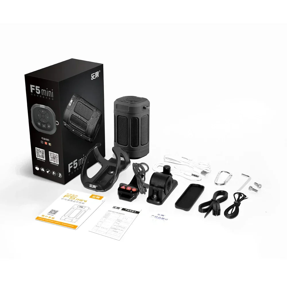 Kannettava Bluetooth-kaiutin pyöräilyyn ja ulkourheiluun