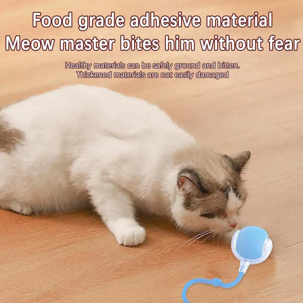 Rechargeable smart cat toy ball