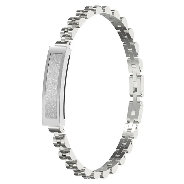 Reloj inteligente sin pantalla, plateado