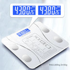 White smart Bluetooth body fat scale
