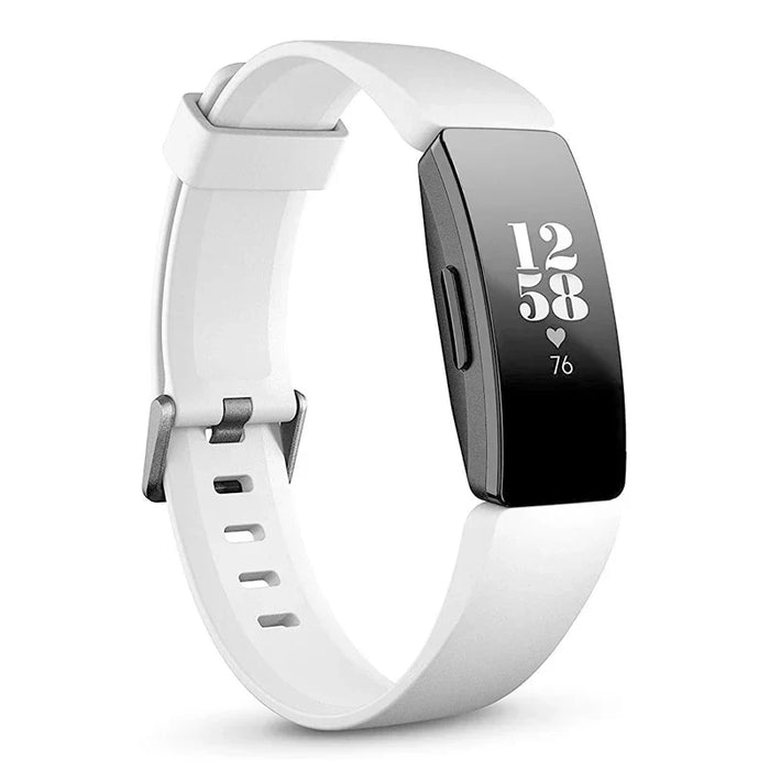 Pulsera inteligente de salud y actividad física, blanca
