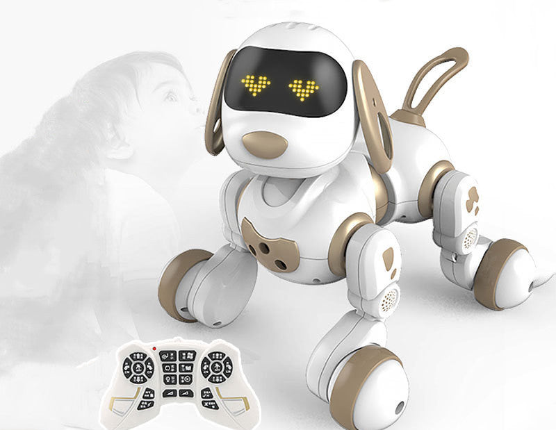 Älykäs robottikoiranpentu kaukosäätimellä