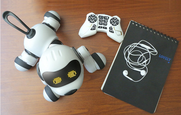 Chiot robot intelligent avec télécommande
