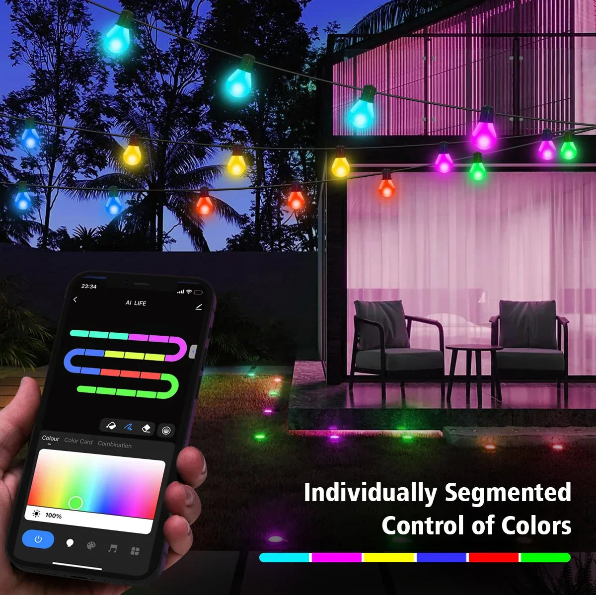 Smart WIFI LED String Lights-4