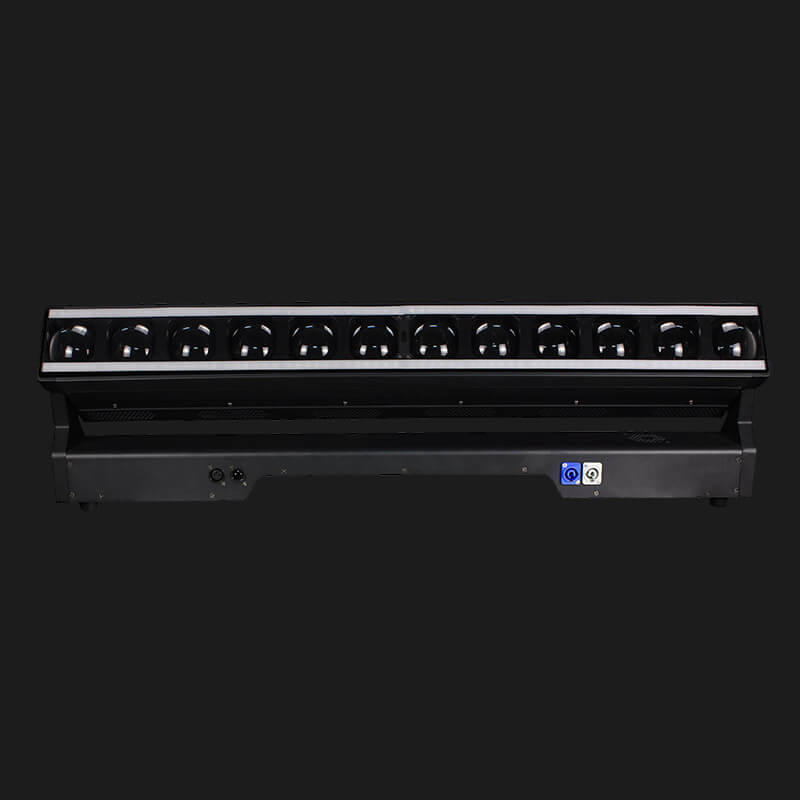 Liikkuva LED-valopalkki N2 DMX 12 × 40 W lavoille ja DJ-käyttöön