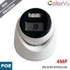 4 MP Hikvision ColorVu DS-2CD1347G2-LUF -kamera, MD 2.0 -tunnistus, PoE, H.265+