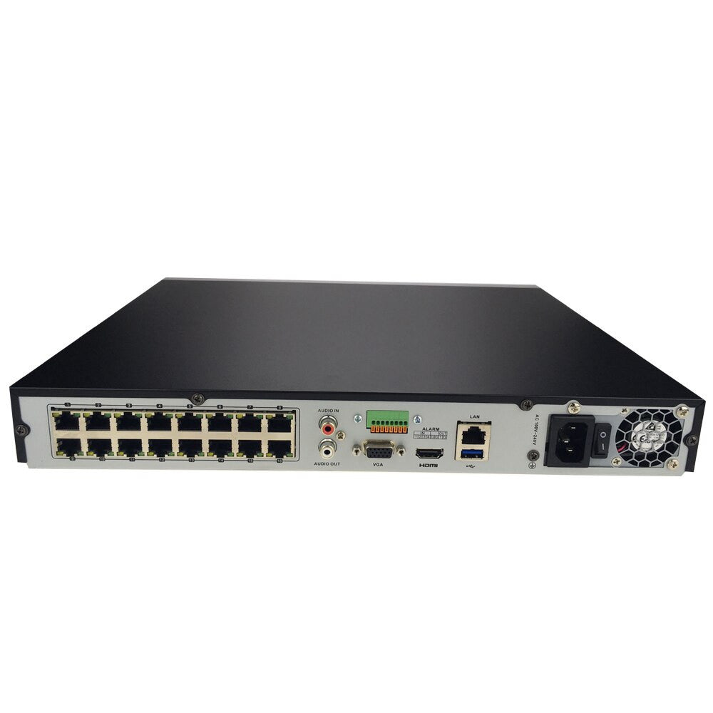 Hikvision 8 MP IP surveillance kit with DS-2CD2385G1-I camera