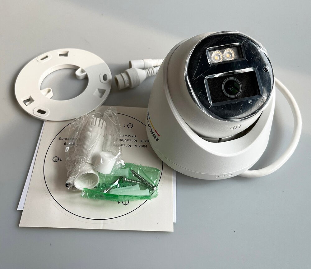 4 MP Hikvision ColorVu DS-2CD1347G2-LUF -kamera, MD 2.0 -tunnistus, PoE, H.265+