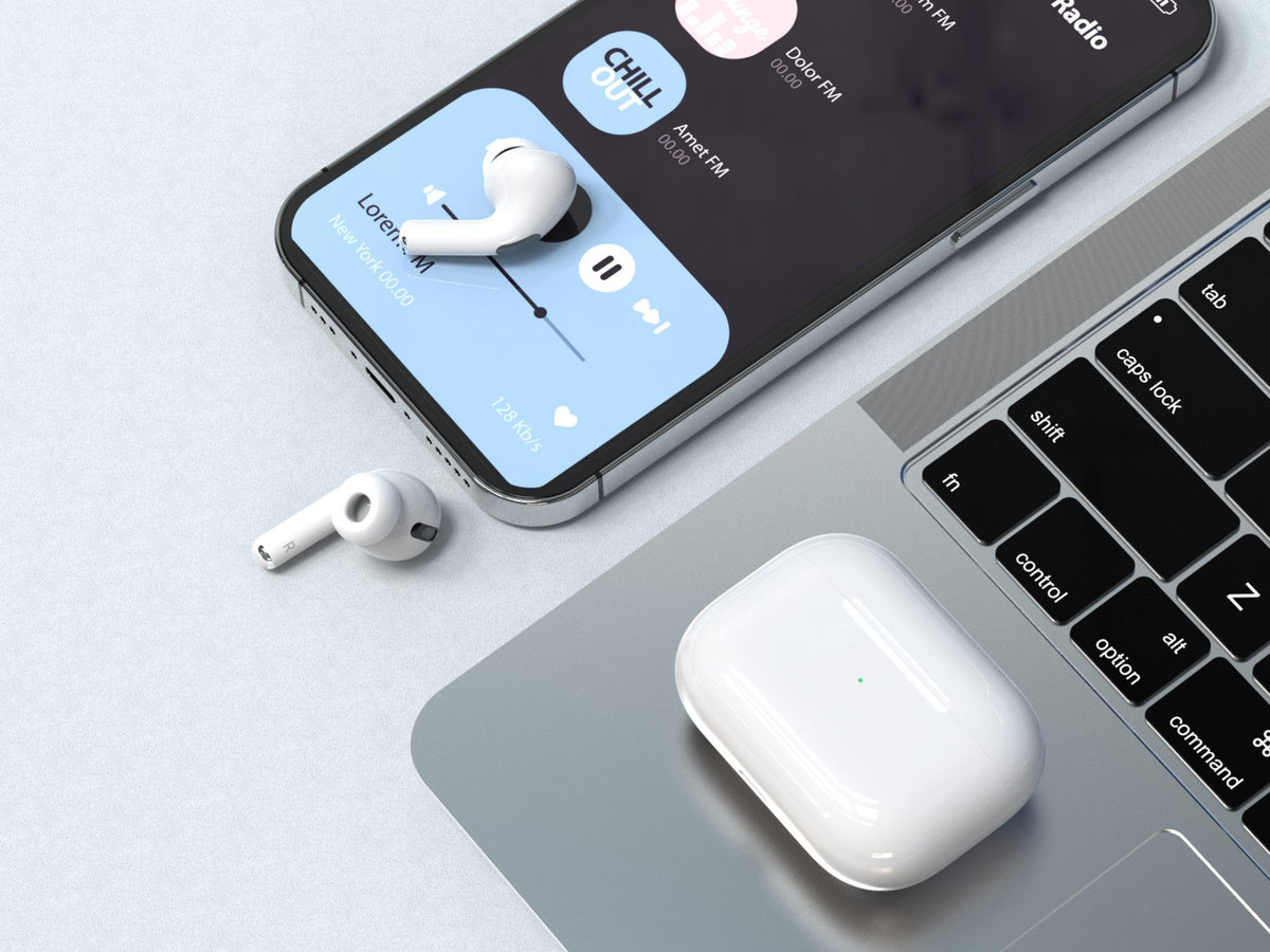 Techancy TWS KP2708 Bluetooth 5.3 -kuulokkeet, valkoiset, jopa 5 t toistoaika