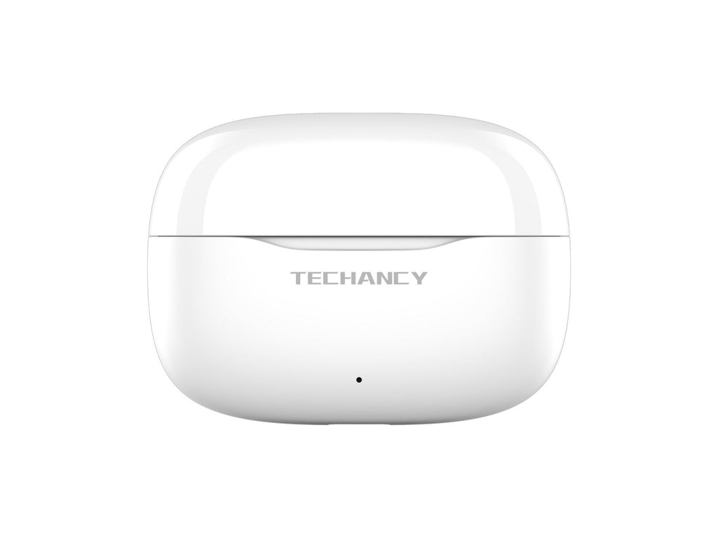Techancy TWS KP2715 Bluetooth 5.4 -kuulokkeet HD-mikrofonilla, valkoiset