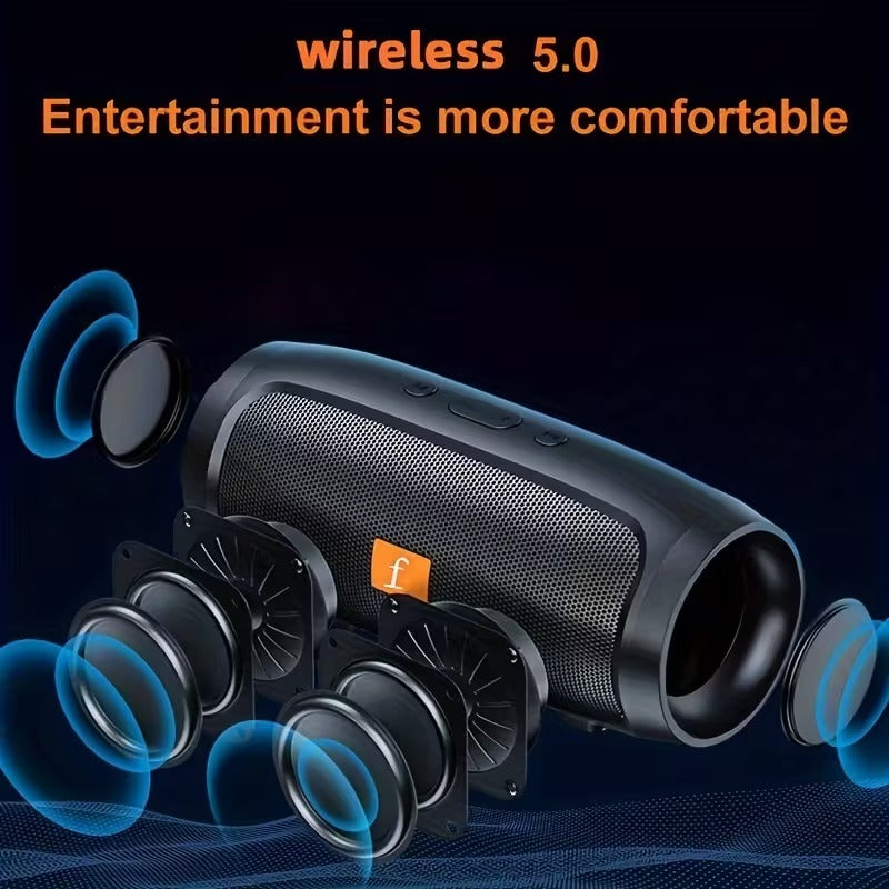 Wireless Speaker Dual Subwoofer Home Car-2