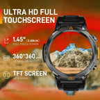 Montre connectée à écran tactile avec lampe torche