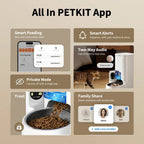 PETKIT YumShare Solo 2 automaattinen ruokinta-automaatti ja kamera