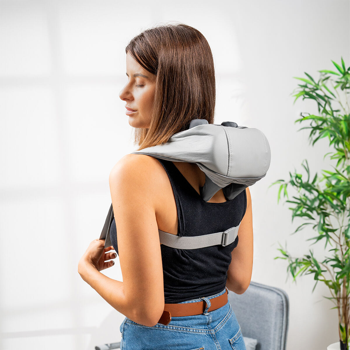 Masseur rechargeable 6D pour le cou et le dos Silax InnovaGoods